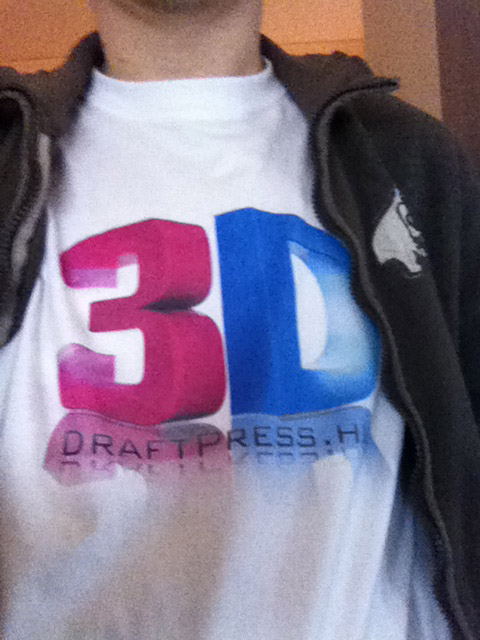 3d draftpress.hu céges dekorált póló